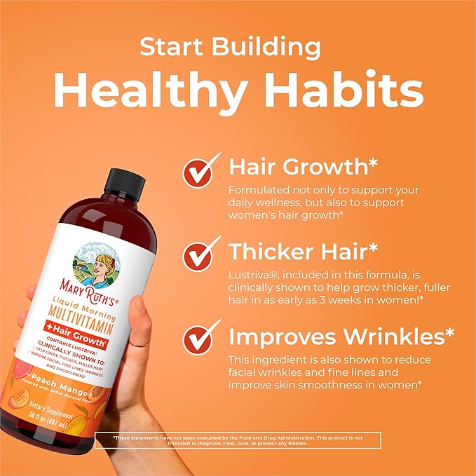 Flowi™️ - Liquid Morning Multivitamin + Hair Growth