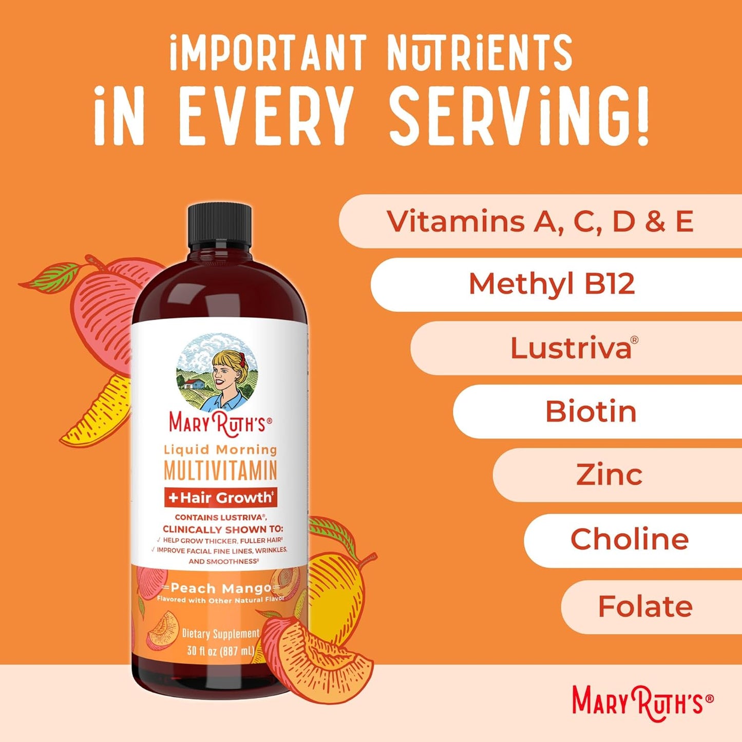 Flowi™️ - Liquid Morning Multivitamin + Hair Growth